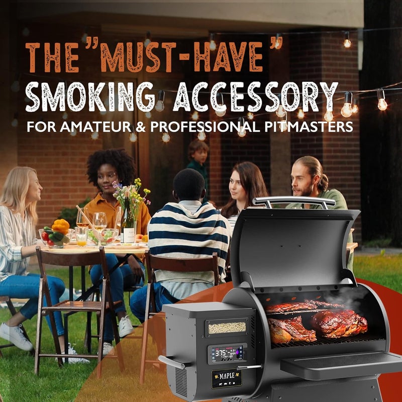 Levain & Co Pellet Hopper Magnet Labels - Flavor Tags for Smoker and Grill - BBQ Smoker Accessories - Set of 9 Magnetic Pellets Markers - Image 5
